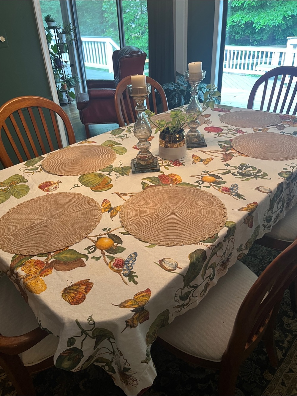 Williams Sonoma tablecloth